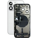 Kryt Apple iPhone 14 Pro zadní Housing s Malými Díly Stříbrný – Zboží Mobilmania