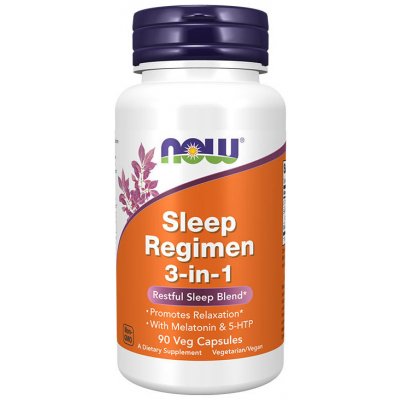 Now Foods Sleep Regimen 3-in-1 90 Veg kapslí – Hledejceny.cz