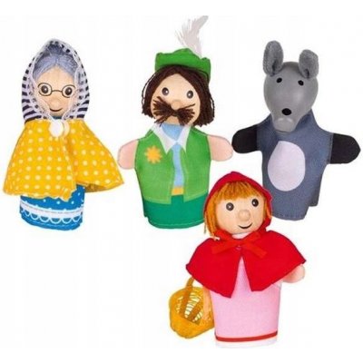 Goki Sada maňásků na prst Červená Karkulka 51898 – Zboží Mobilmania