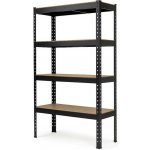 Vyprodej-Regalu.cz Regál 1800 x 1200x500 mm 4-policový černý – Hledejceny.cz