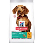 Hill’s Science Plan Adult 1+ Perfect Weight Small & Mini Chicken 2 x 6 kg – Hledejceny.cz