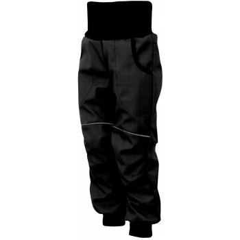 Crawler Softshellové kalhoty nezateplené dětské Černá