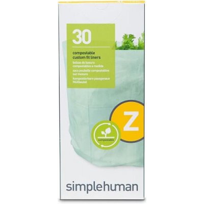 Simplehuman Sáčky 4 L typ Z,kompostovatelné 30ks v balení 12µm – Hledejceny.cz