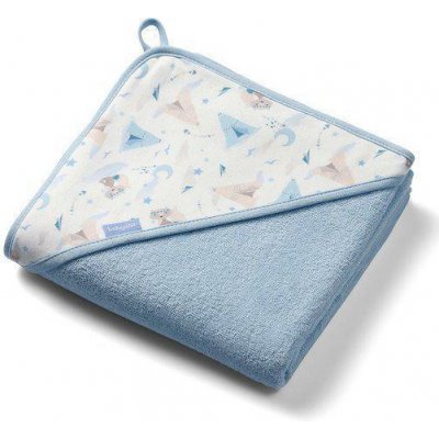 BabyOno Dětská osuška s kapucí 100x100cm modrá – Zboží Dáma