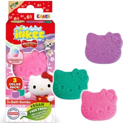 Hello Kitty Bath koupelová bomba pro děti 3x15 g – Zbozi.Blesk.cz