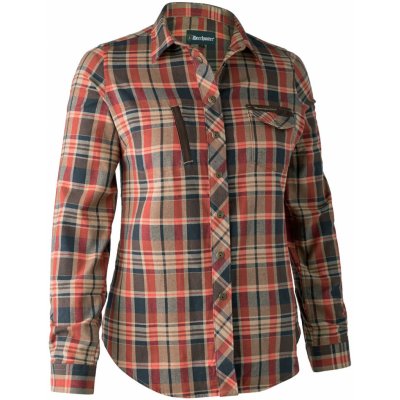 Košile Deerhunter Lady Athena Orange Check – Zbozi.Blesk.cz