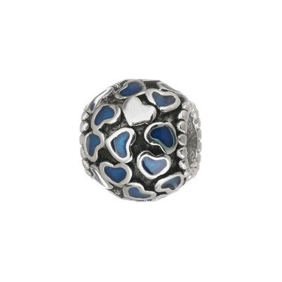 Šperky4U ocelový přívěšek korálek se srdíčky K0100 – Hledejceny.cz