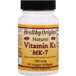 Healthy Origins Vitamin K2 jako MK-7 100 μg x 60 kapslí – Hledejceny.cz