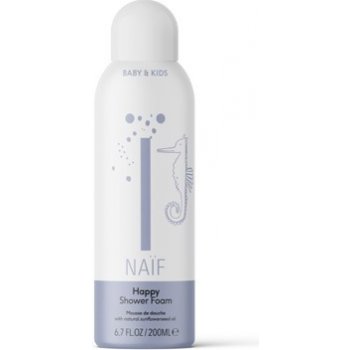 NAIF Sprchová pěna pro děti a miminka přírodní 200 ml