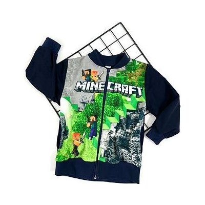 Minecraft mikina dark blue