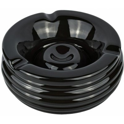 Gastro Popelník do větru keramický černý 15 cm – Zboží Dáma