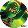 Jedlý tisk LEGO NINJAGO ● materiál: JEDLÝ PAPÍR Ⓜ️, ● velikost: průměr 22 cm ☝