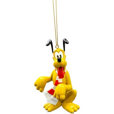 Disney Vánoční ozdoba Mickey&Friends Pluto se šálou 10 cm – Hledejceny.cz