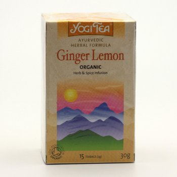 Golden Temple Čaj YogiTea Ginger Lemon 17 ks 30 g