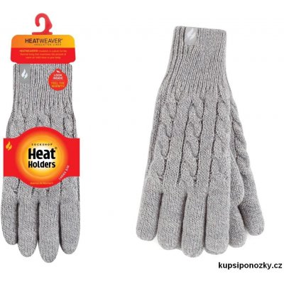 Heat Holders rukaviceWilow vzor copánky šedá – Hledejceny.cz