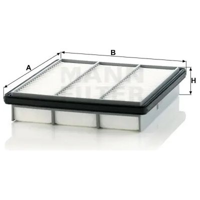MANN FILTER Vzduchový filtr C 25 020 – Hledejceny.cz