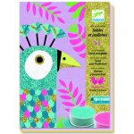 DJECO Obrázky z písku a třpytek: Oslňující ptáci – Zboží Mobilmania