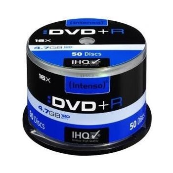 Intenso DVD+R 4,7GB 16x, cakebox, 50ks (4111155)