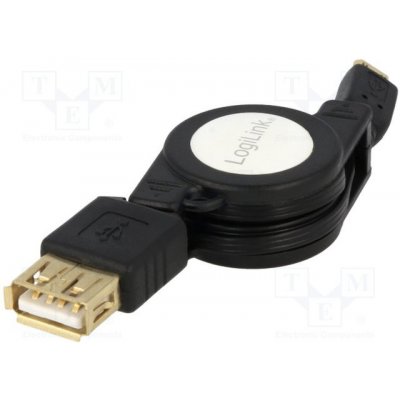 Logilink AA0069 OTG, USB 2.0, USB A zásuvka, USB B micro vidlice, 0,75m – Zbozi.Blesk.cz