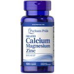Puritan´s Pride Chelated Calcium Magnesium Zinc 100 kapslí – Hledejceny.cz