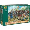 Sběratelský model Zvezda Medieval Peasant Army Wargames AoB 8059 1:72