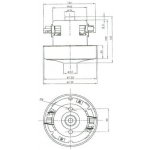 Motor vysavač ETA 416, 417, 098890010, AMETEK - 1200 W - PAGODA, vysavače – Sleviste.cz