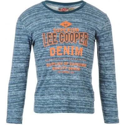 LEE dětské tričko COOPER MID BLUE – Zboží Mobilmania