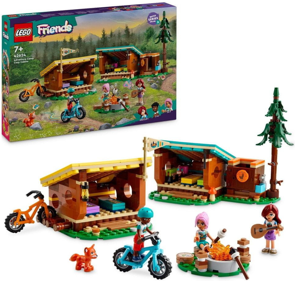 LEGO® Friends 42624 Útulné chatky na dobrodružném táboře