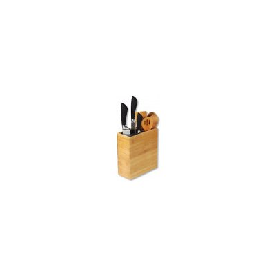 Kesper Bambusový držák, organizér na nože, s úložným prostorem na vařečky KE58027 – Zboží Mobilmania