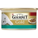 Gourmet Gold Cat maso & losos & kuře 85 g – Hledejceny.cz