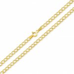 Lillian Vassago Zlatý řetízek typu pancer LLV31-GCH093 Žlutá – Sleviste.cz