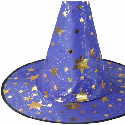 RAPPA klobouk modrý čarodějnický
