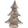 Vánoční dekorace MFP Paper 8885937 stromeček ratan zlatý vánoční 43cm R3837