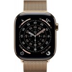 Apple Watch Series 11 Cellular (42mm) Zlatý titan se zlatým milánským tahem MF8Y4MP/A – Zboží Živě