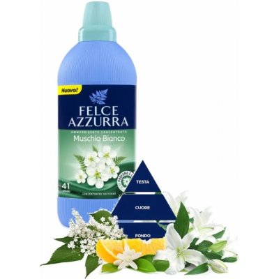 Felce Azzurra aviváž koncentrát Lily&White Musk 1025 ml 41 PD – Hledejceny.cz