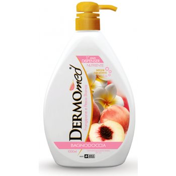 Dermomed Frangipani + Peach sprchový gel dávkovač 1000 ml