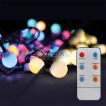 Solight LED 2v1 venkovní vánoční řetěz koule dálkový ovladač 100xLED RGB+bílá 10m+5m 8 funkcí IP44 1V08-RGB – Hledejceny.cz