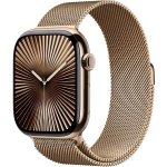Apple Watch 46mm zlatý milánský tah - M/L MXMR3ZM/A – Zboží Živě