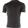 Pánské sportovní tričko Lasting merino pánské triko Chuan černé