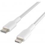 Belkin CAA004bt2MWH oplétaný USB-C - Lightning, 2m, bílý – Hledejceny.cz