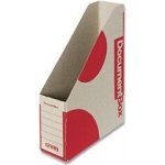 EMBA Magazin Box - kartonový stojan na katalogy - 75 mm, červený A4 – Sleviste.cz