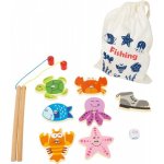 Small foot dřevěný rybolov cestovní hra – Sleviste.cz