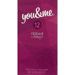 You & Me Ribbed 12 ks – Zboží Mobilmania