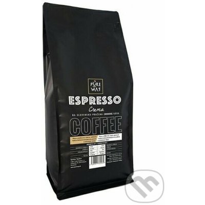 Pure Way Espresso Crema pražená zrnková 1 kg – Hledejceny.cz