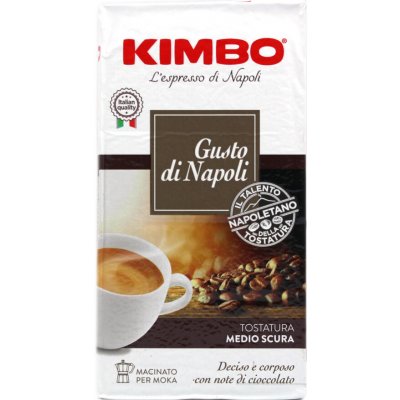 Kimbo Gusto di Napoli mletá 250 g – Zboží Dáma