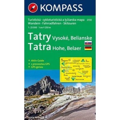 TM VYSOKÉ TATRY KOMPASS 2130 1:25 000 VYSOKÉ + BELIANSKE – Hledejceny.cz