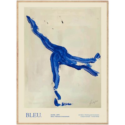 THE POSTER CLUB Plakát Bleu, Lucrecia Rey Caro, 50 x 70 – Zboží Mobilmania