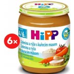 HiPP BIO Zelenina a rýže s kuřecím masem 6 x 125 g – Zboží Dáma