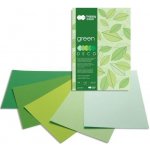 Paper Design Barevný papír A4 170g 20l 5 osdtínů zelené – Sleviste.cz