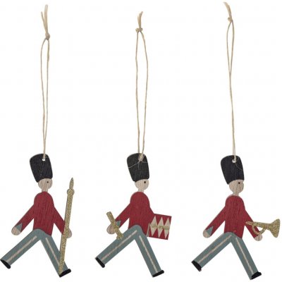 Bloomingville Závěsná dekorace Guards Plywood set 3 ks – Hledejceny.cz